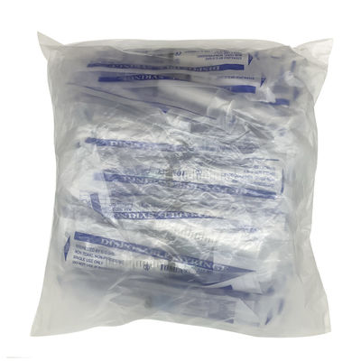 ISO13485 23g 3ml محاقن وإبر بلاستيكية يمكن التخلص منها