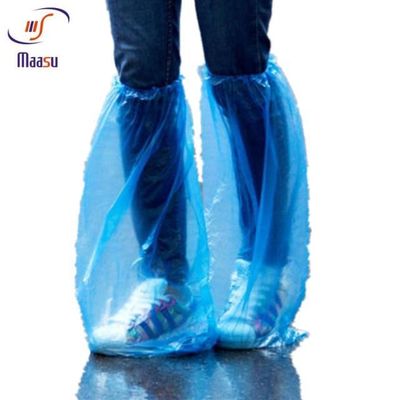 أغطية أحذية المطر للاستعمال مرة واحدة مقاس 15x40 سم 35 جرامًا ملابس واقية طبية