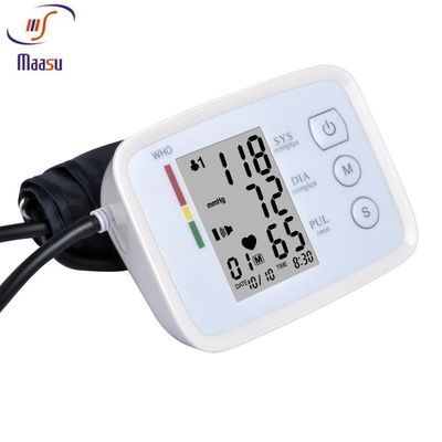 HD شاشة عرض LCD الصفحة الرئيسية المحمولة BP آلة مقياس ضغط الدم الرقمي التلقائي